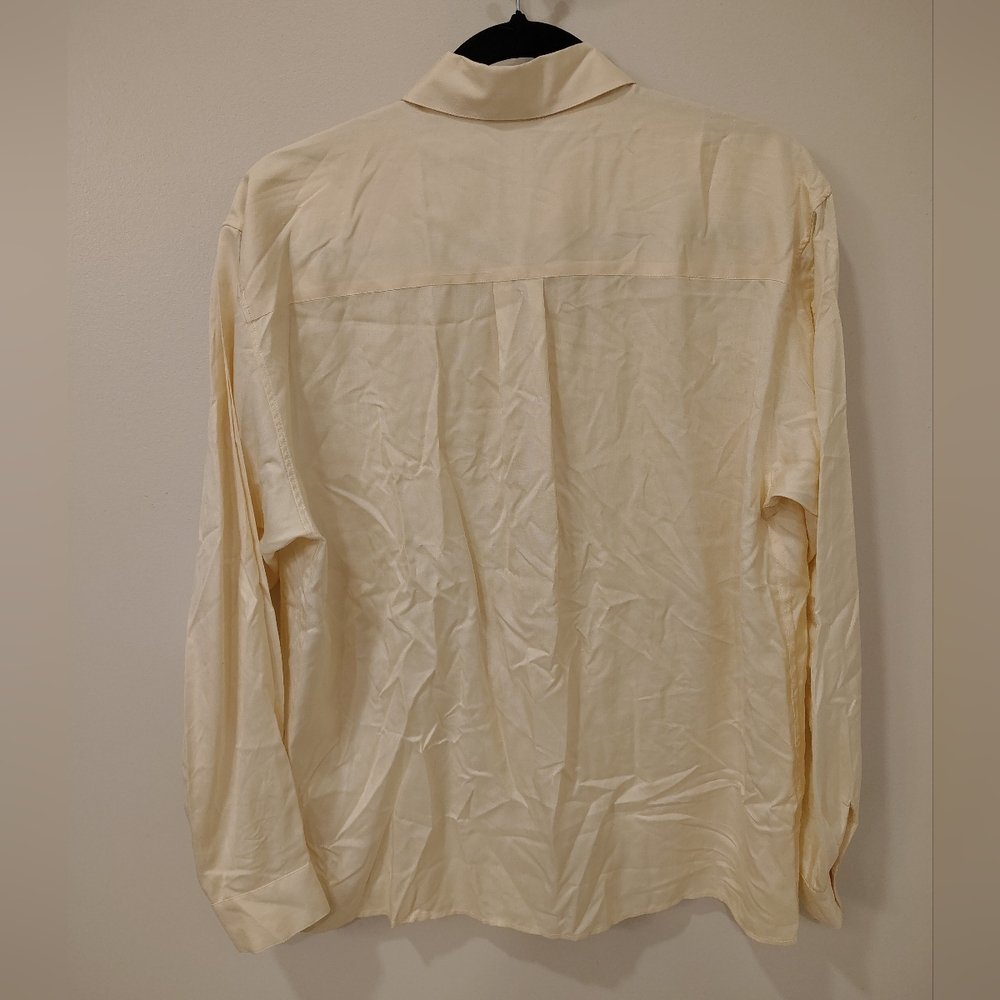 Vintage Integral 100% Silk Dress Shirt - Picture 2 of 4
